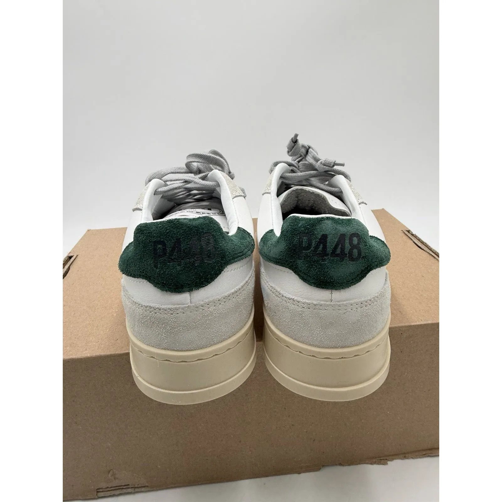 P448 Bali White Green Womens Size 37 Us 6.5-7 Nwb No Lid - Image 6