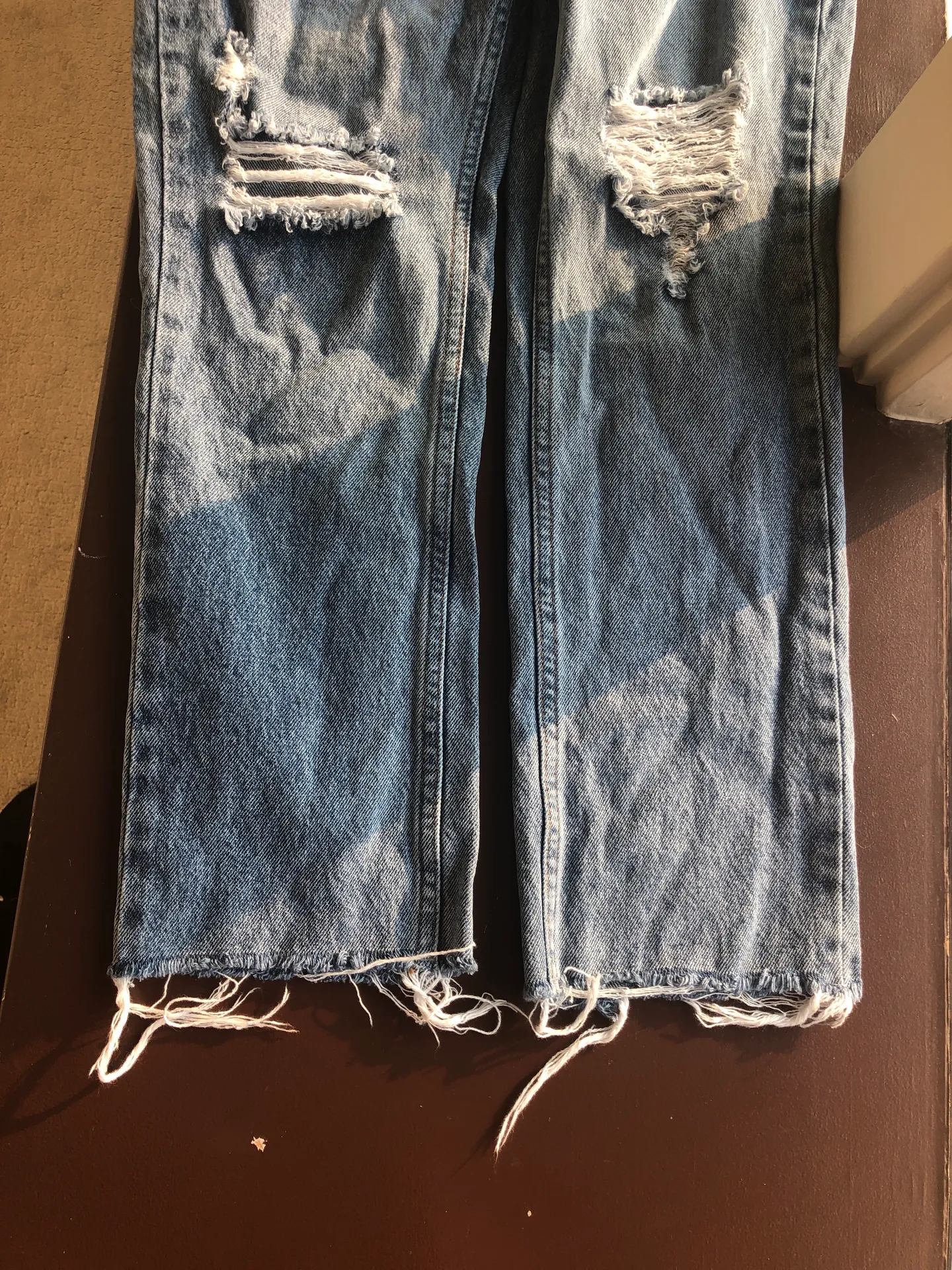 distressed jeans Blue Size 27 - Image 5