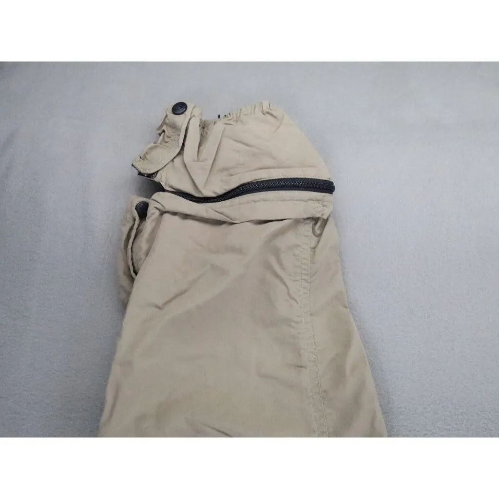 Mountain Hardwear Pants Womens 10 Convertible Outdoor Hiking Pockets Beige Tan - Image 3