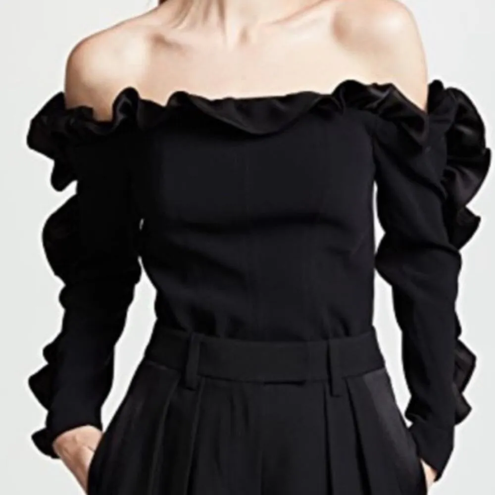 CINQ A SEPT Macie Top Off-the-Shoulder Ruffle - Image 16