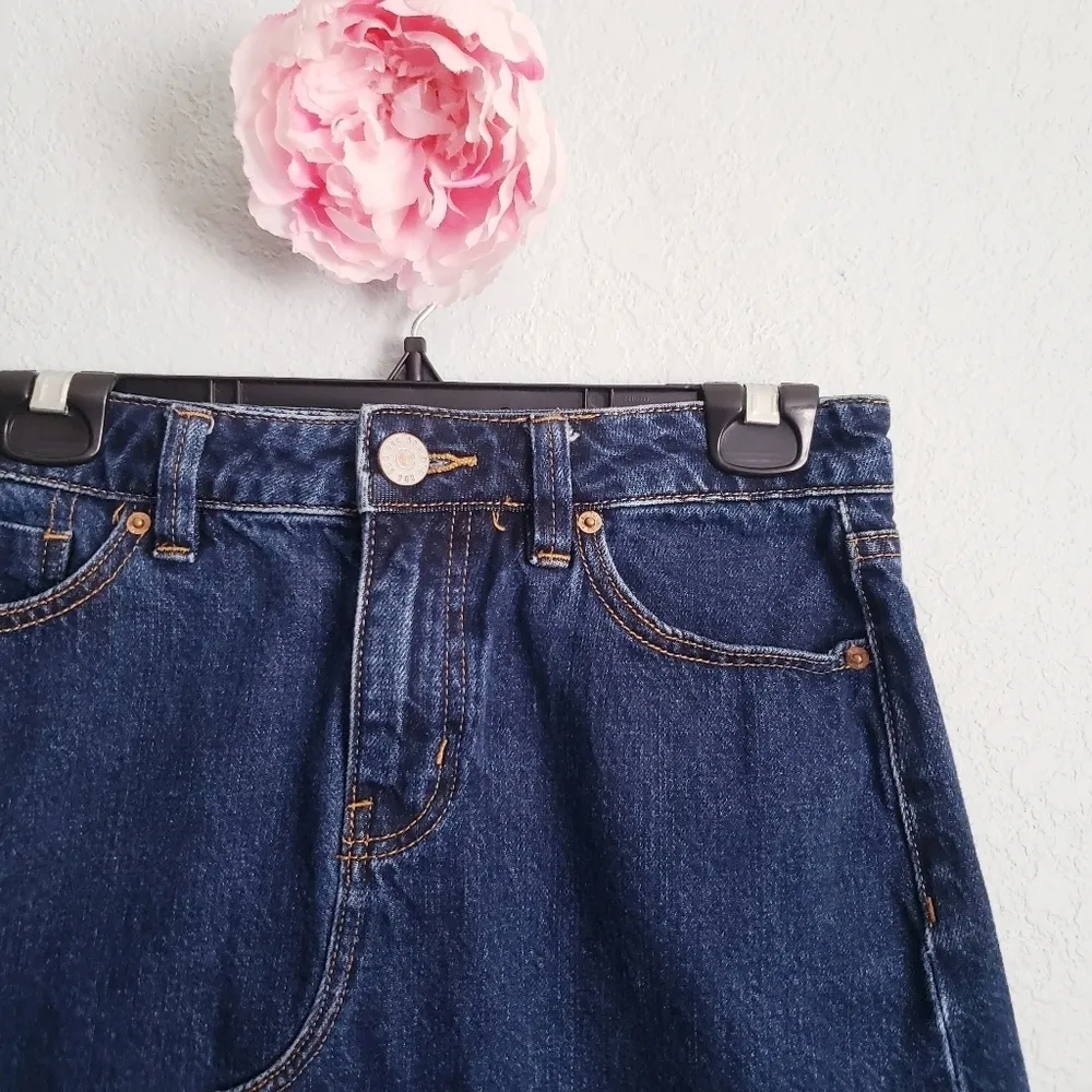 BDG Dark Wash Denim Mini Skirt - Image 2