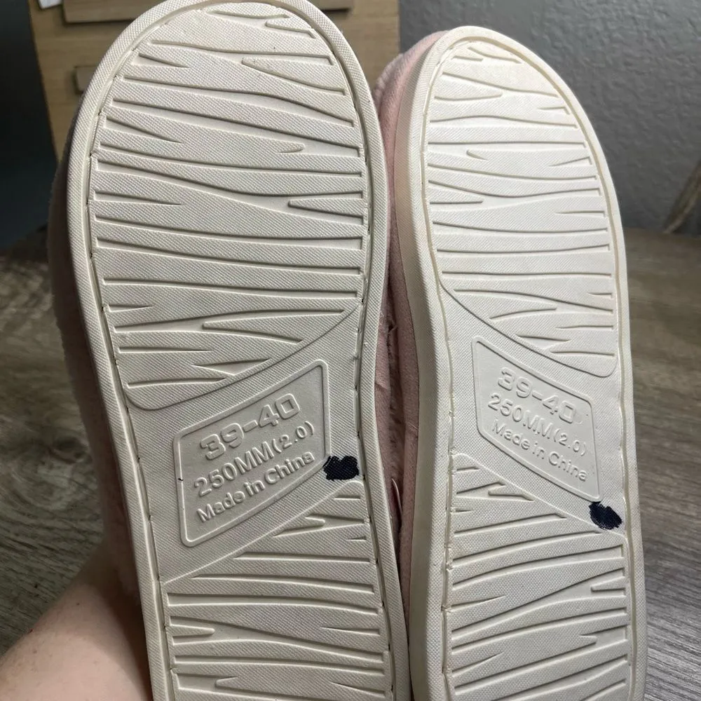 Caramella Bubble Women’s 9/10 Bunny Faux Fur Slippers Shoes House Shoes New NWT Pink - Image 7