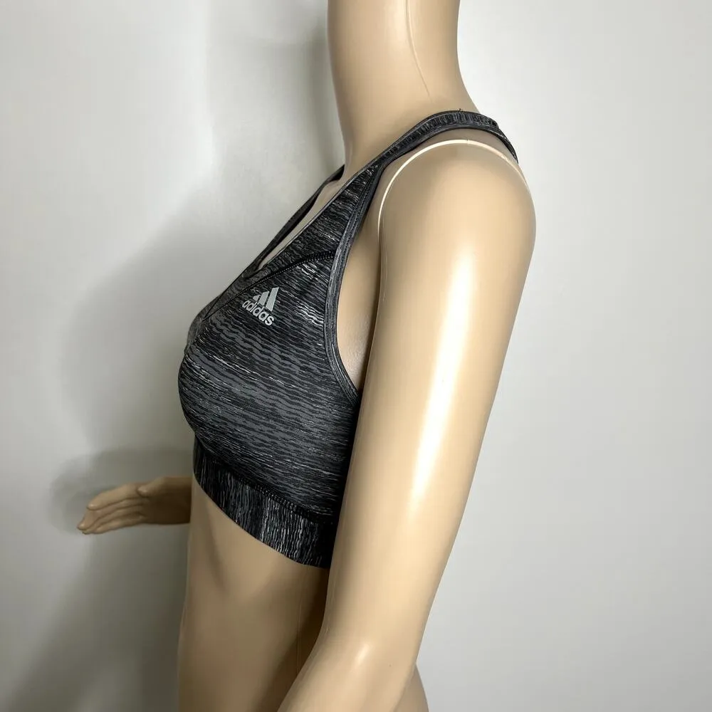 Adidas Patterned Racerback Sports Bra - Image 2