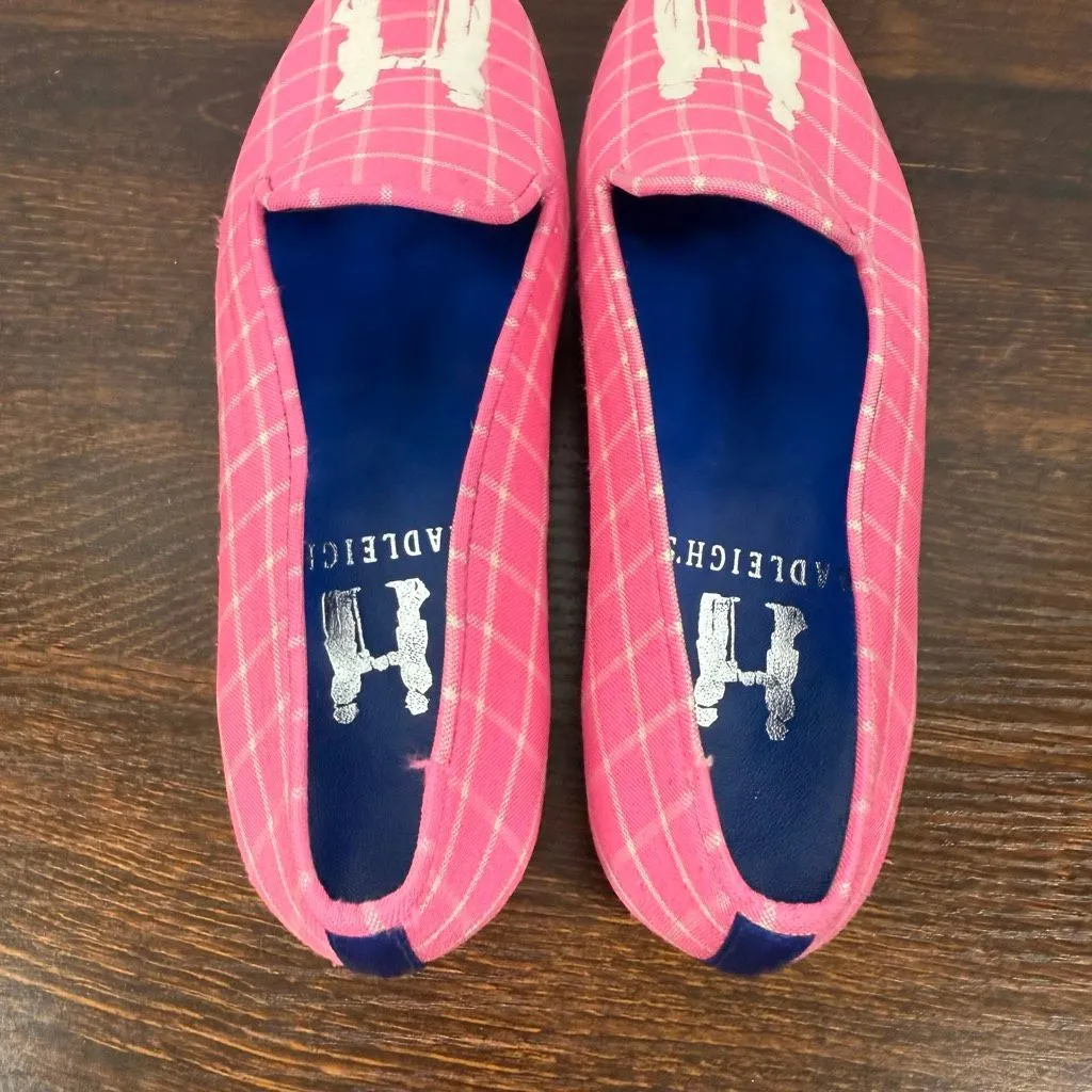 Hadleigh’s Women’s pink white plaid shoe size 37 - Image 9