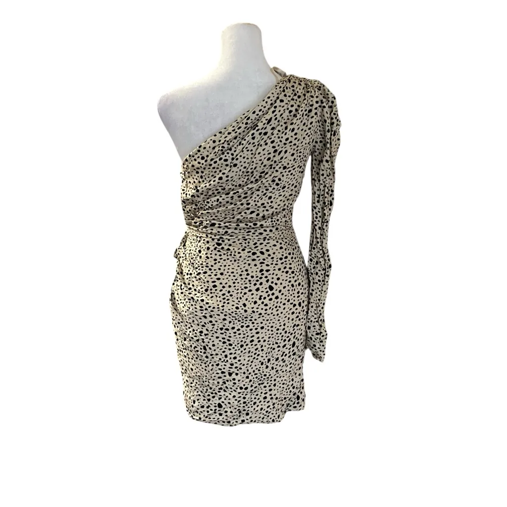 IEENA FOR MAC DUGGAL One Shoulder Puff Sleeve Mini Dress - Image 8