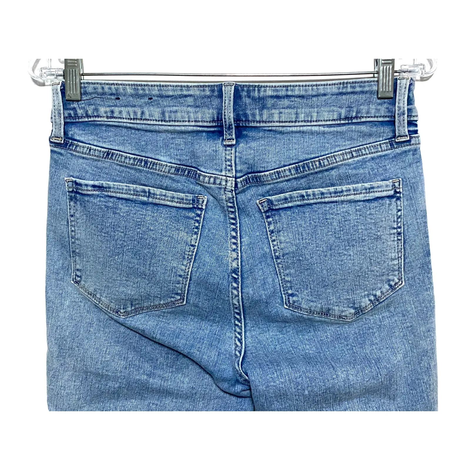 Gap Denim High Rise Universal Legging Jeans Womens 4/27 Short Button Fly Classic - Image 4