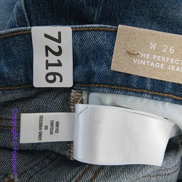 New! Madewell The‎ Perfect Vintage Jean decatur wash, size 26 - Image 16