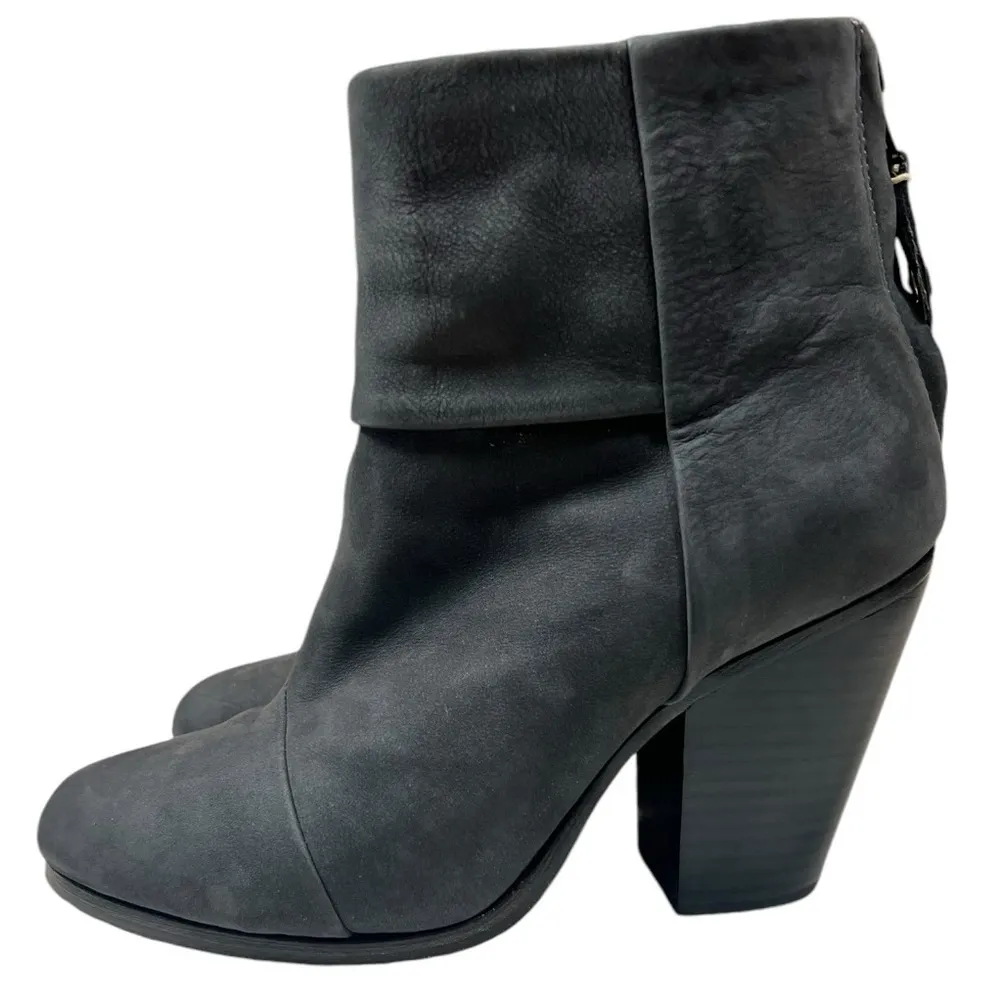 Rag & Bone‎ The Classic Newbury Boot Charcoal Suede 37.5/US 7.5 Gray - Image 2
