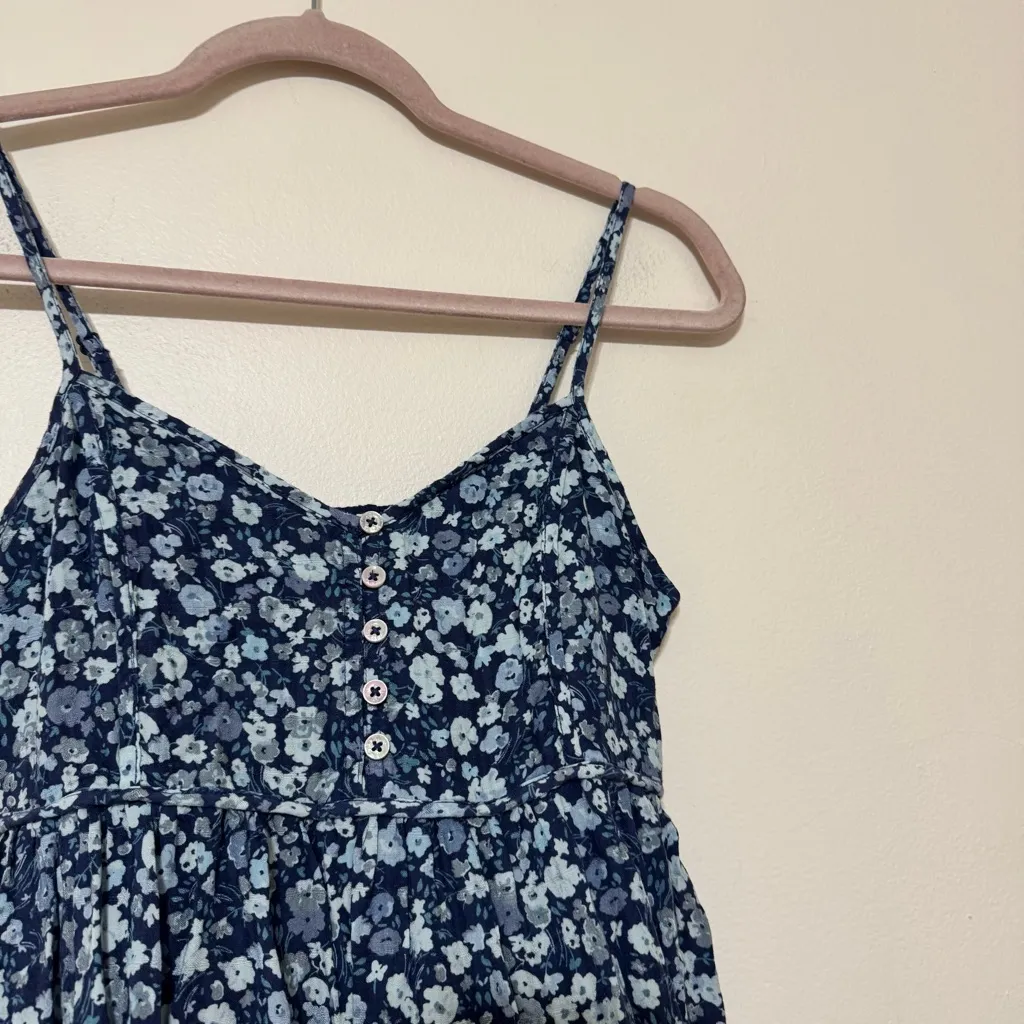 Lucky Brand Printed Button Front Tiered Mini Dress - Image 4