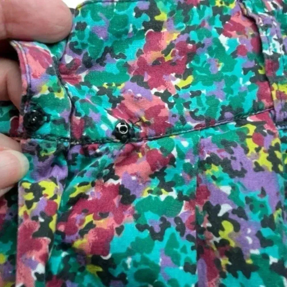 Y2K Floral Micro Mini Skirt Sz‎ S Coquette Cottagecore Preppy Vibes - Image 3
