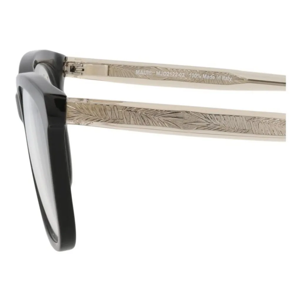 Maui Jim Womens Square/Rectangle Black Clear Transparent Fashion Designer - Image 4