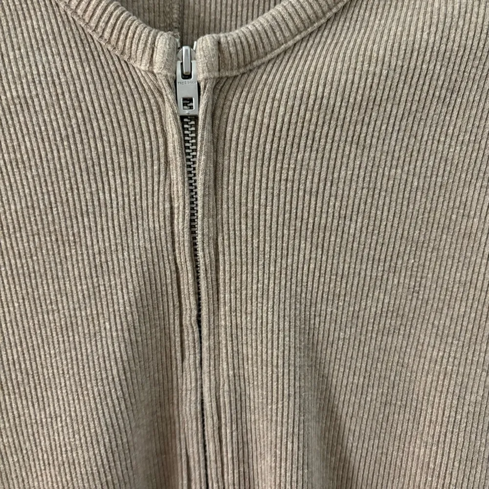 rag & bone Tan V-Neck Sweater Fine Knit - Image 6