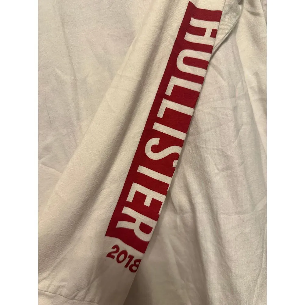 Hollister Black Friday 2018 Dinosaur Long Sleeve White Limited Shirt Size XS - Image 3