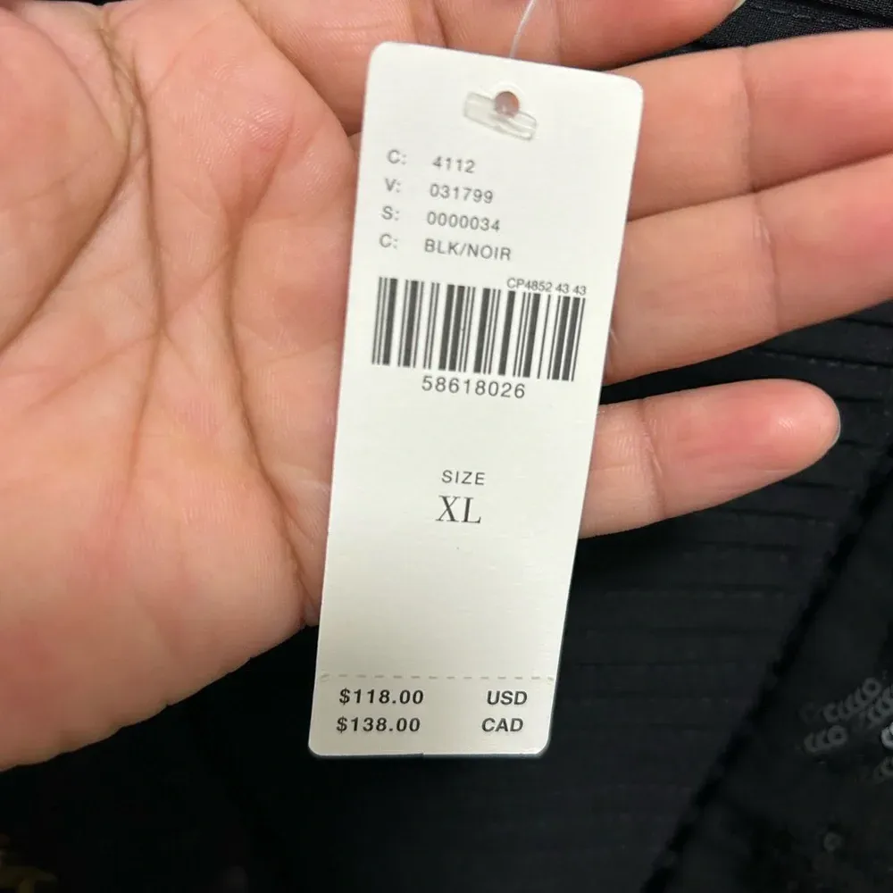 Anthropologie Black and Gold Embellished Blouse - Image 3