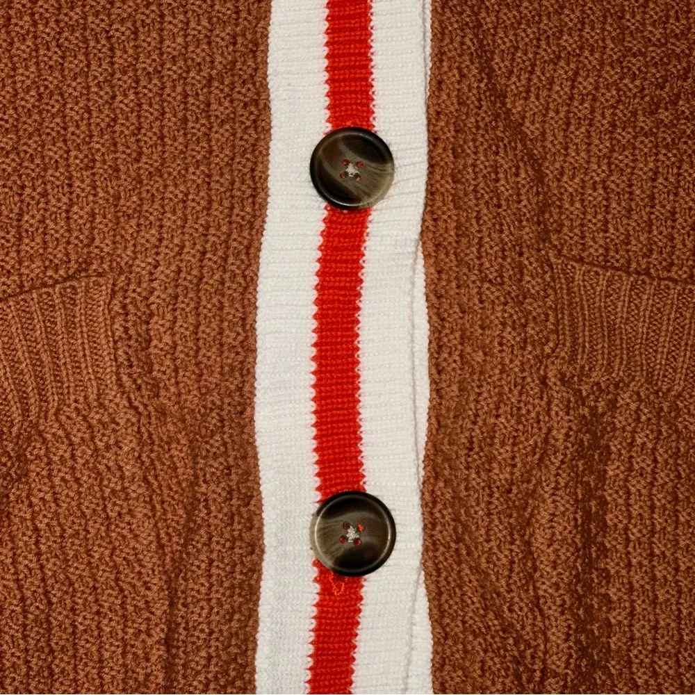 NWT AERIE Oversized Varsity Cardigan - Image 4