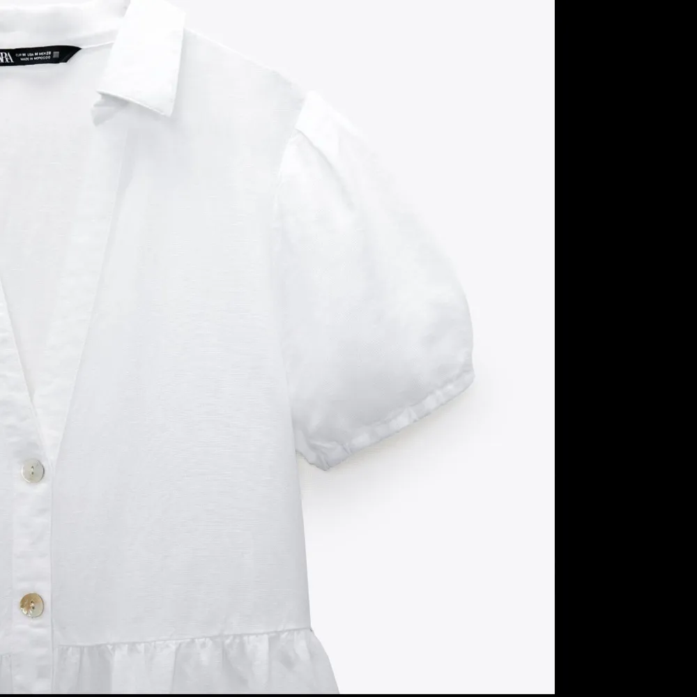 NWT ZARA Linen Tiered Midi Dress - Image 7