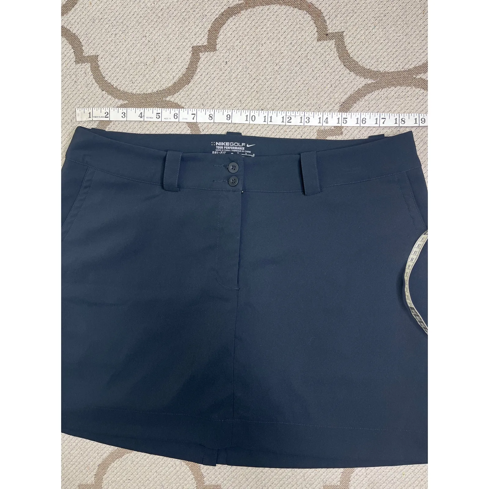 Nike Golf Tour Performance Dri-fit black skort, size 14 - Image 5