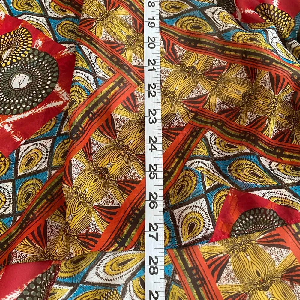 American Rag Asymmetrical Sleeveless sundress  Boho print M - Image 8