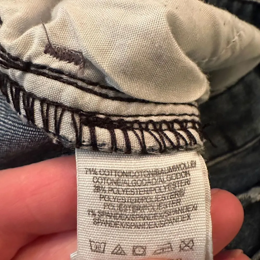 Free People Women's Distressed Straight Leg Jeans Blue Size 26 Zip Fly Denim - Image 3