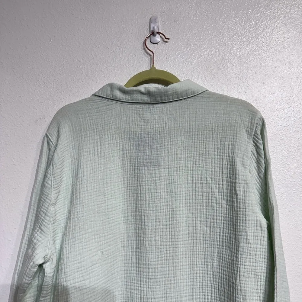 Lucky Brand Light Green Button Down Sz L NWT - Image 8