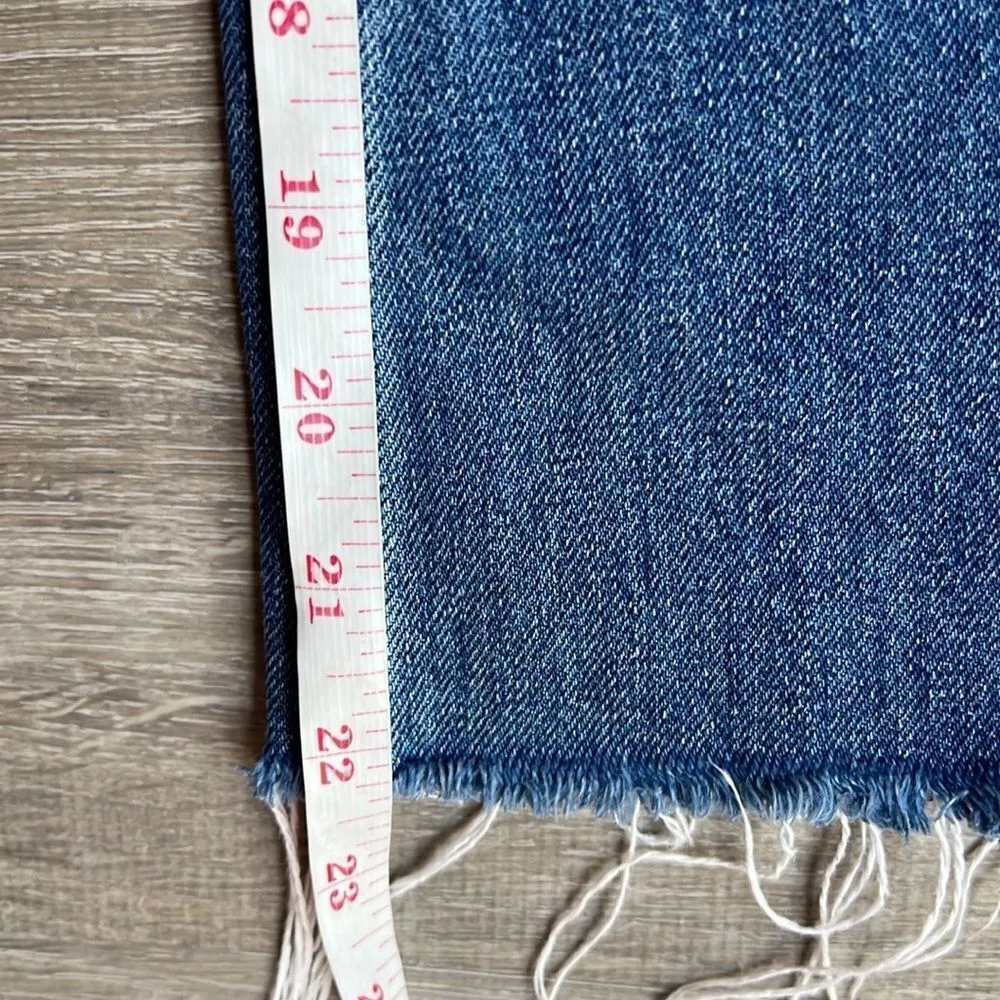 reformation mid crop flare jeans baltic - Image 8