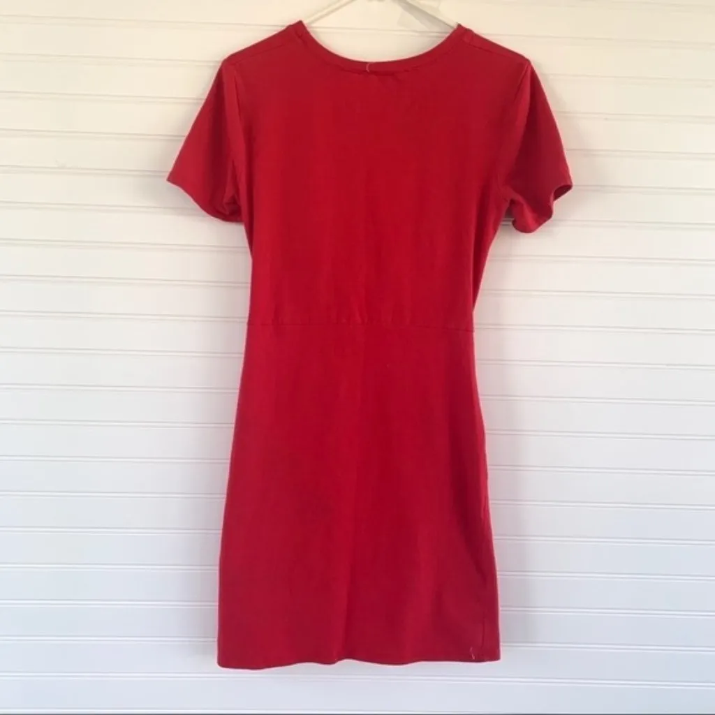 LA Hearts red cut out bodycon dress size large - Image 4