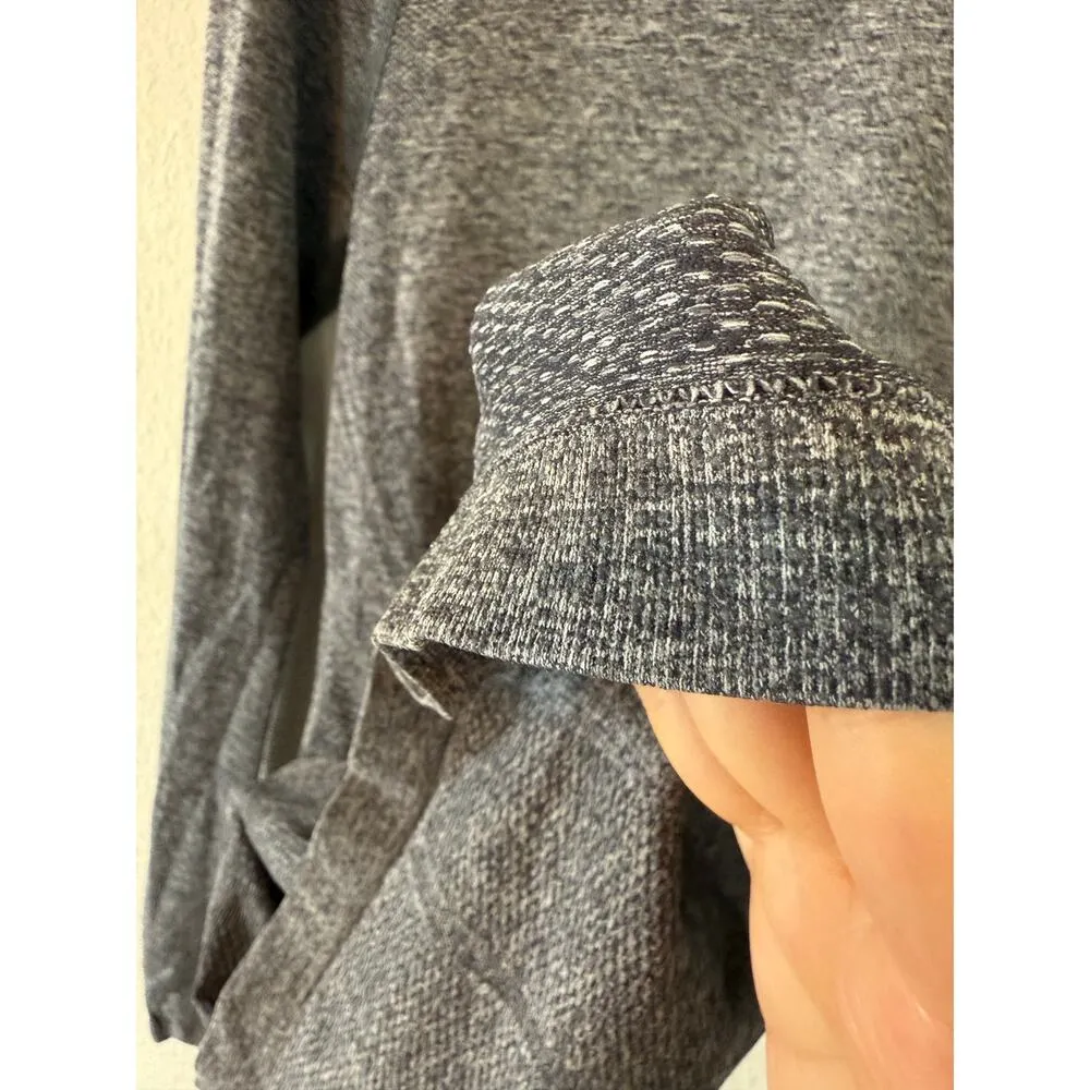 Athleta  momentum seamless heather top gray size M - Image 3