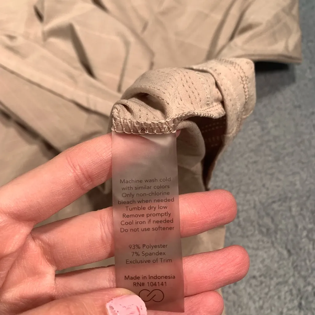 CALIA by Carrie Underwood Women's Beige Long Sleeve Top Size 2X - Image 5