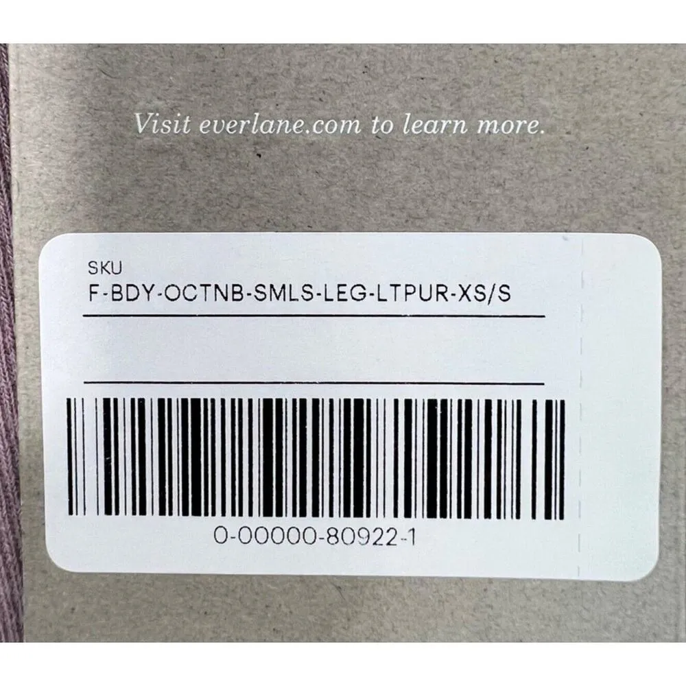 Everlane High Rise Seamless Leggings Womens XS-S Purple Stretch Yoga Pilates Gym - Image 11