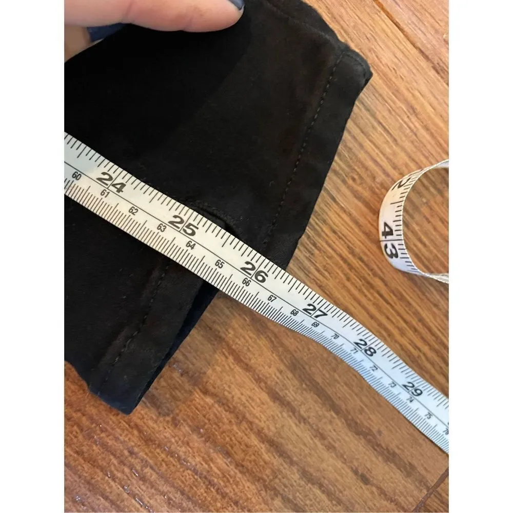 Paige Hoxton ankle skinny black jeans straight size 25 - Image 3