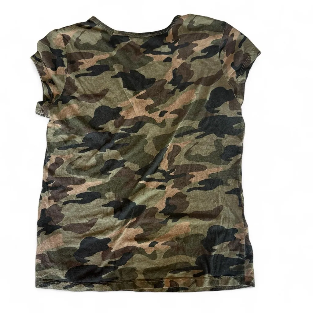 GUESS Camo Print Short Sleeve Tee - Image 4