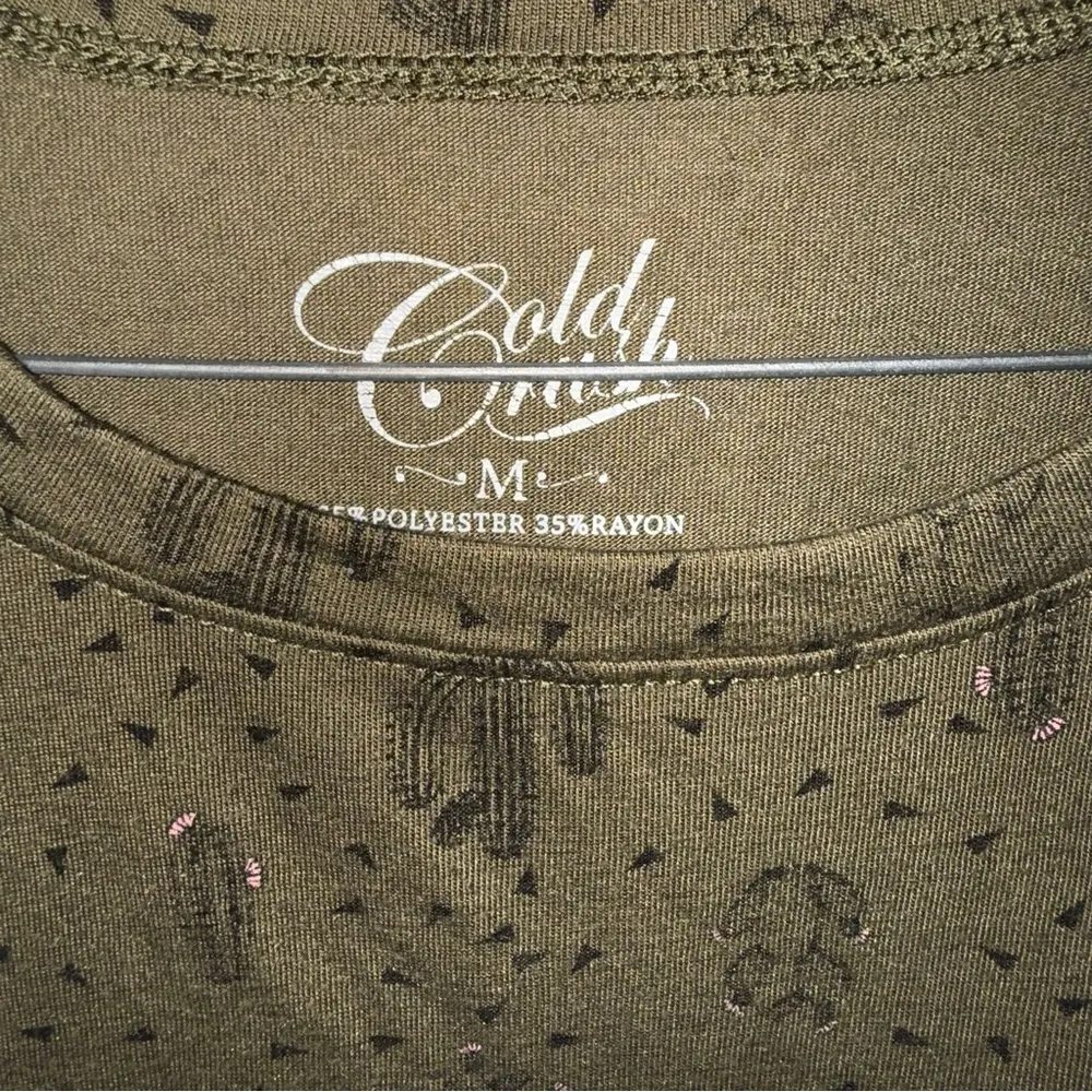 Cactus Patterned Long Sleeve Shirt - Image 3