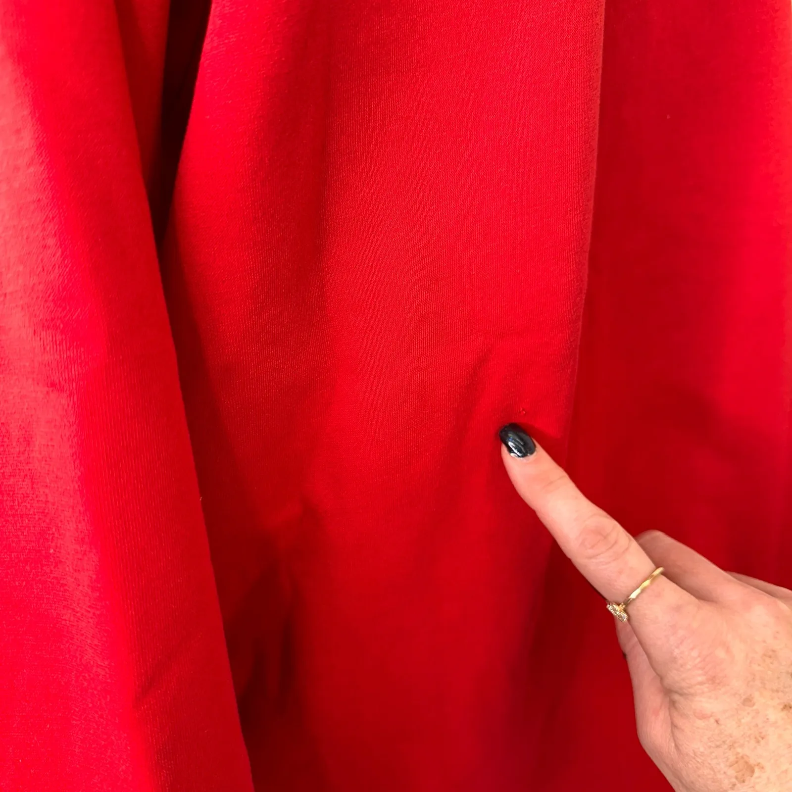 The North Face Women's Red Ultrawick Half Zip Fleece Pullover Size XL - Image 5