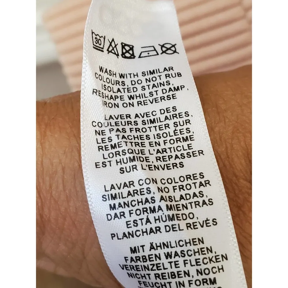 Asos Design 2 in 1 Rib Sweat Shirt With Giraffe Print Hem Size 12 - Image 11