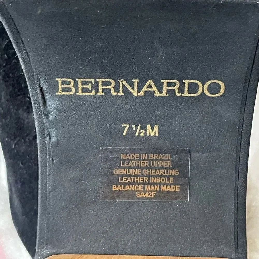 Bernardo Sky Clogs Leather Upper Light Weight EVA  Bottom Textile Lining SZ 7.5 - Image 11