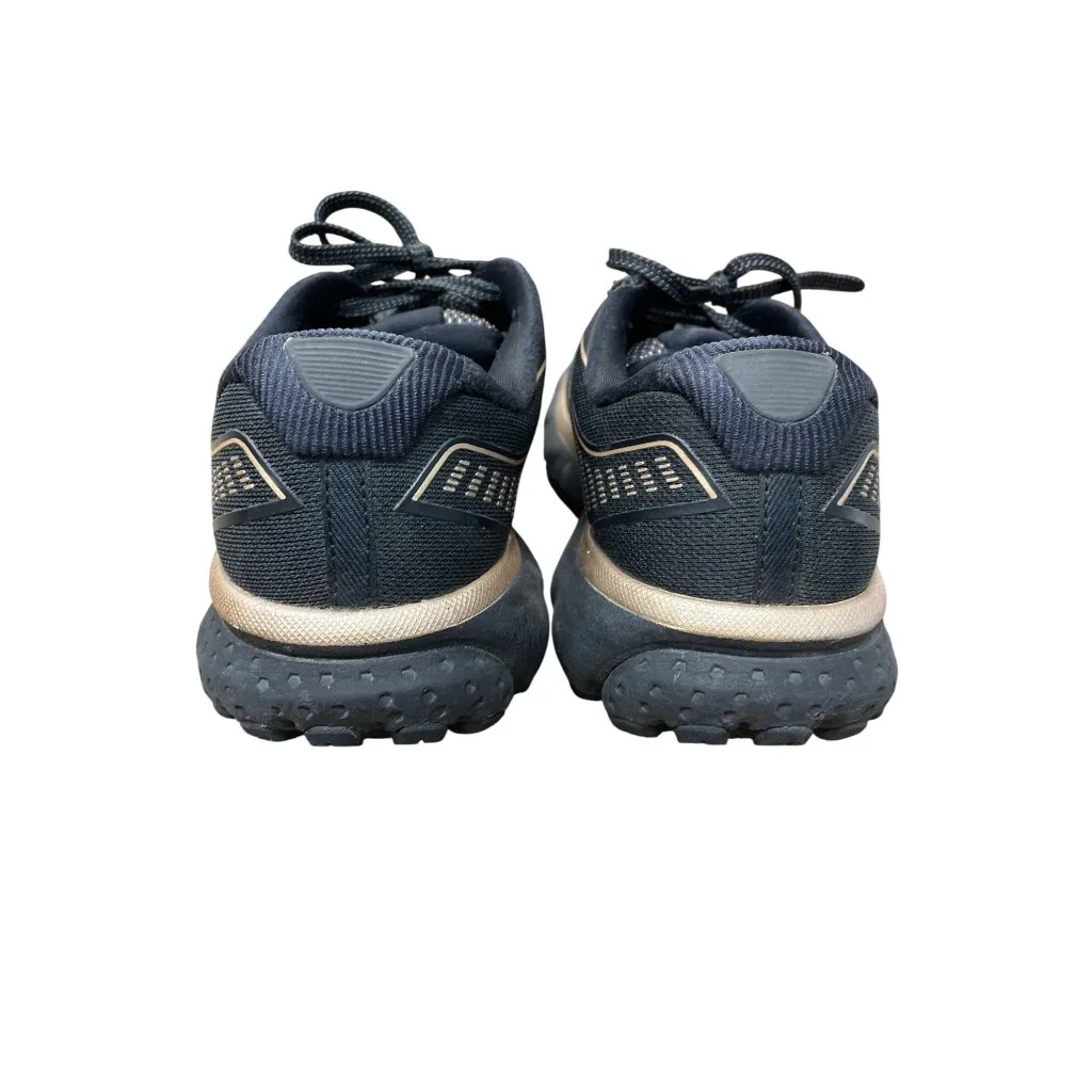 Brooks Ghost 12 Womens Black Gold Running Shoes Sneakers Size 8.5B SKU 9364 - Image 12