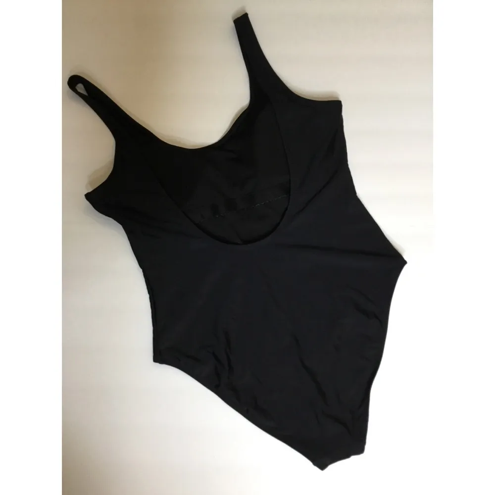 California Waves Black/Gold Rosé And Shine One Piece Swimsuit Sz XL - Image 5