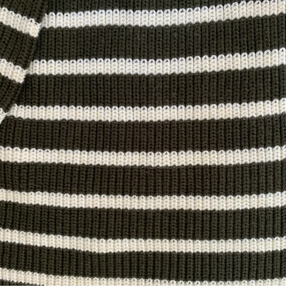 Apiece Apart Carolina Olive Stripes Eco Organic Cotton Pullover Sweater M/L NWT - Image 11