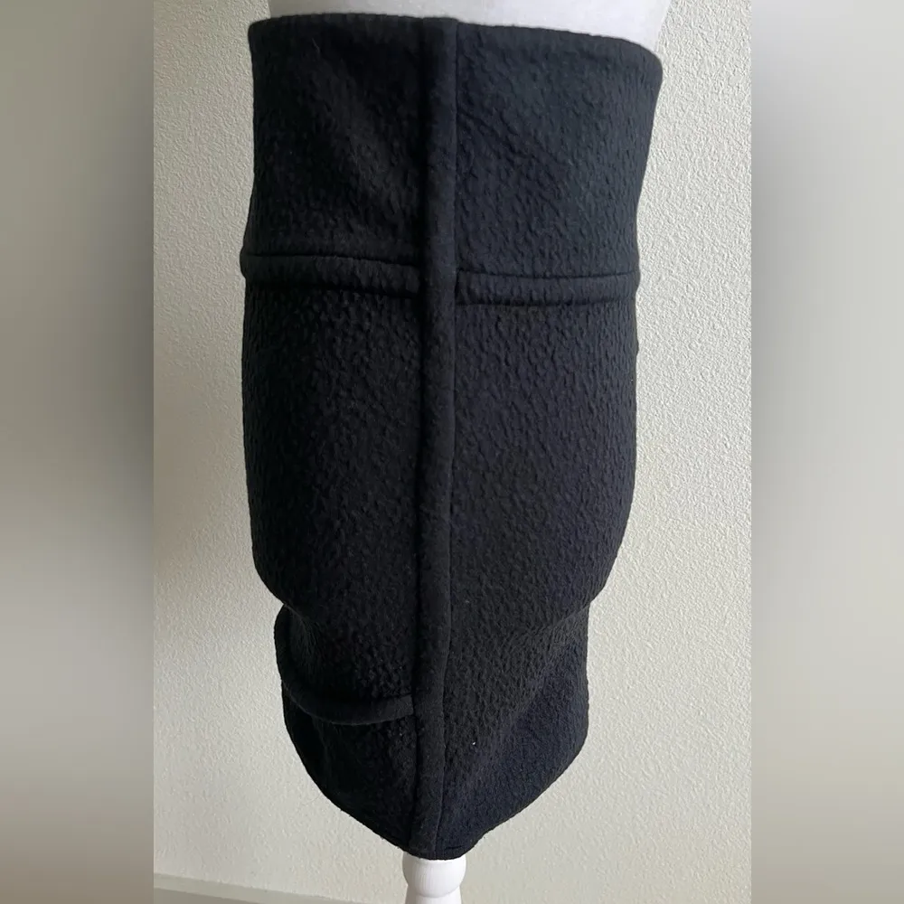 IRO Black Ruched Pencil Mini Skirt - Image 6