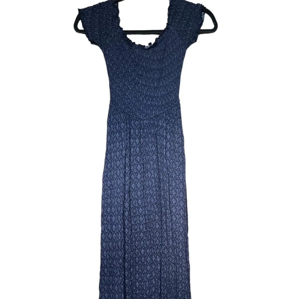 Hollister navy high low floral dress - Image 2