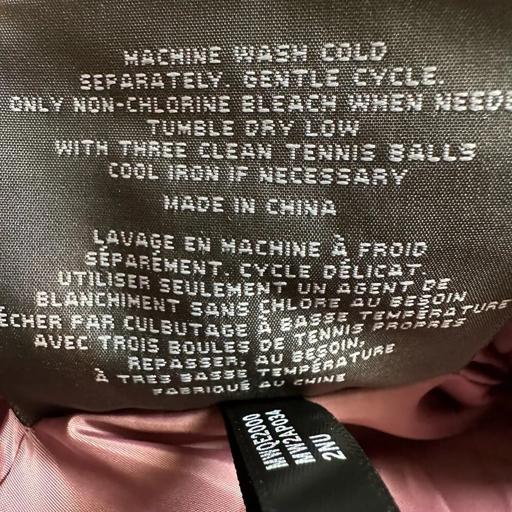 Andrew Marc Adler Puffer Water Resistant Jacket Size XL Mauve Premium Loft - Image 13