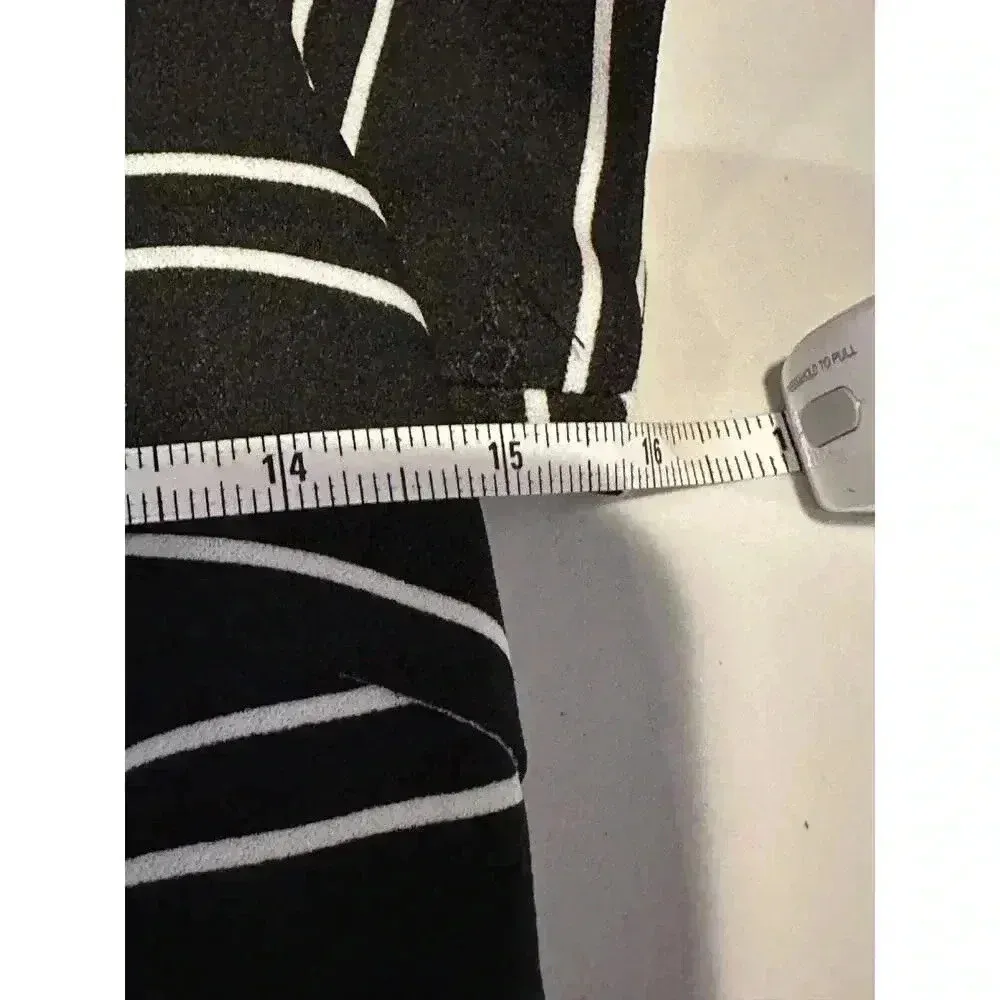 Hutch Eleanor Midi Short Sleeve Black/White Dress Size Small Black - Image 6