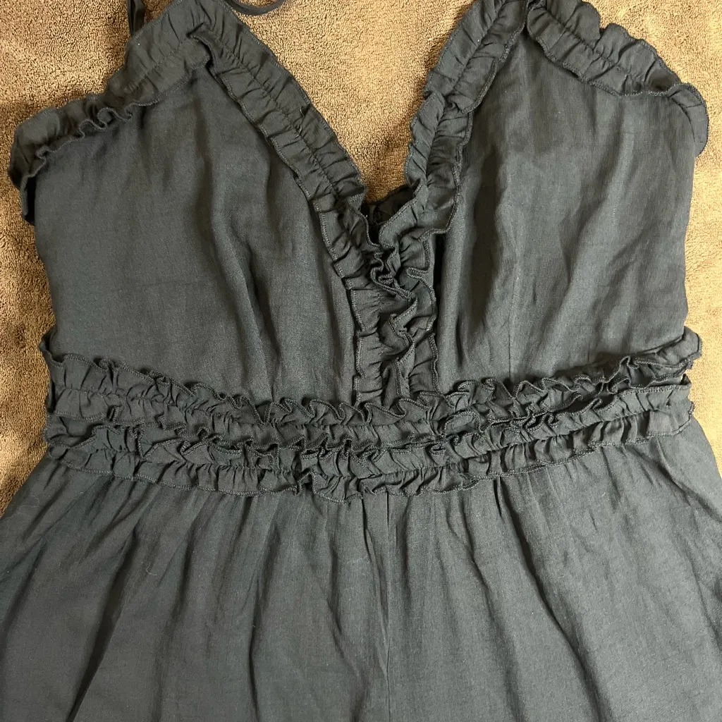 Altar'd State Elegant Black jumpsuit Dress size M - Image 2