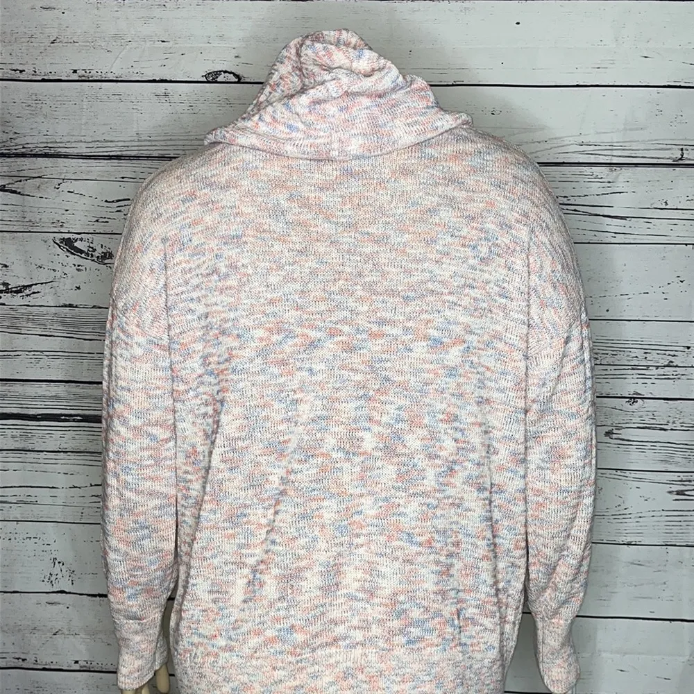 Gap Size XL Red, White & Blue Marled Long Sleeve Beachy Hoodie Hooded Sweatshirt - Image 7