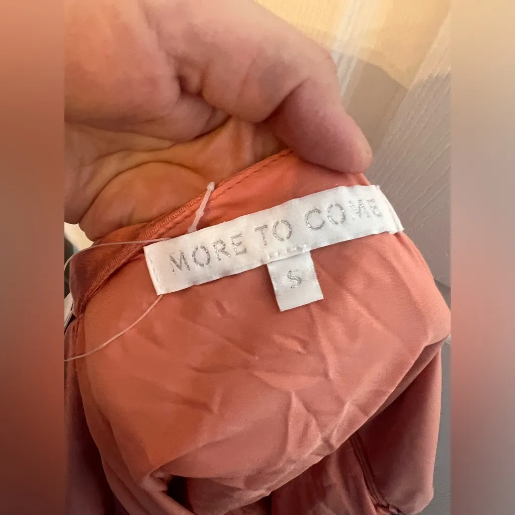 MORE TO COME Bianca Open Back Dress in Blush - Image 9