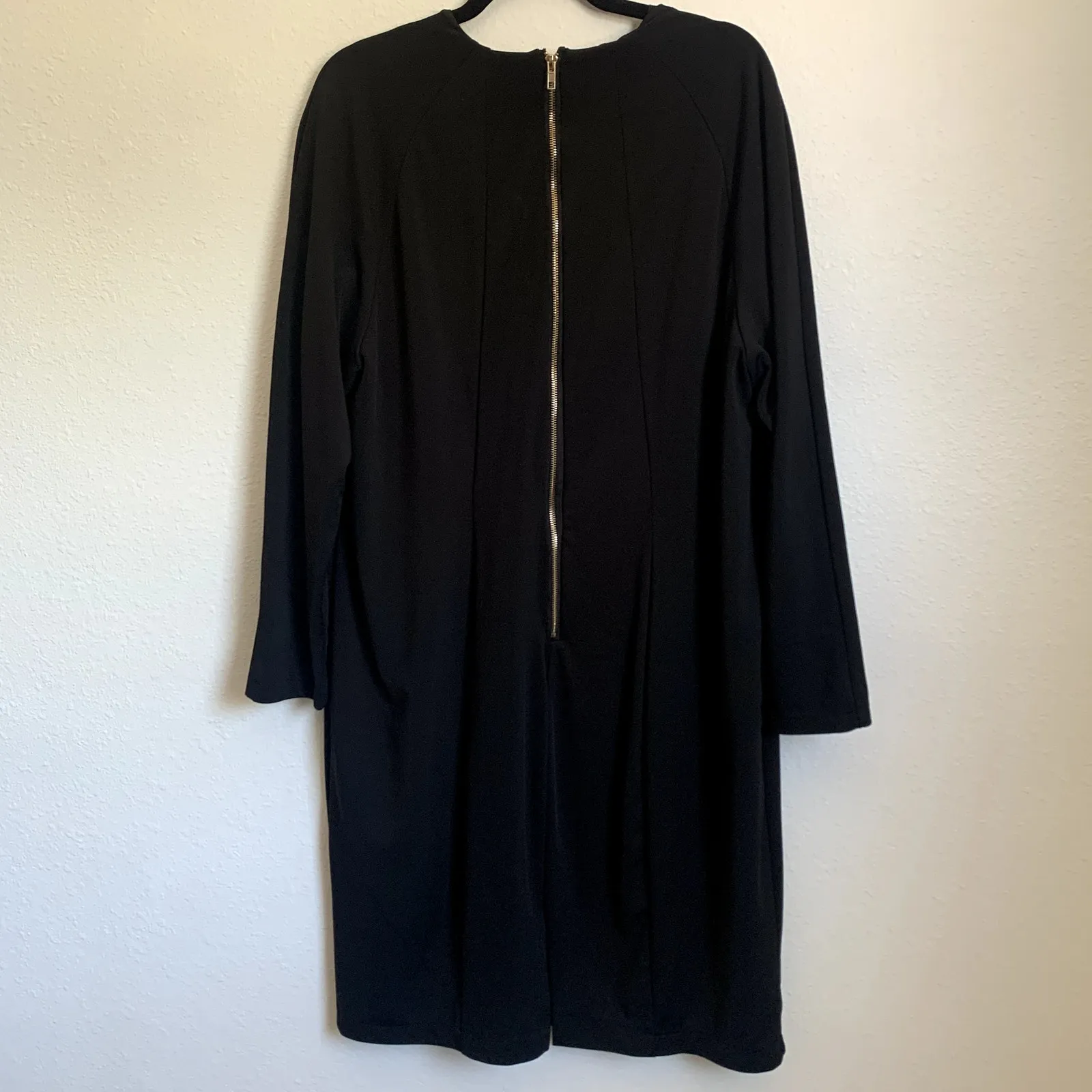 Alexia Admor Sz 2X Long Sleeve Sheath Dress Black Career Office Work Corporate - Image 3