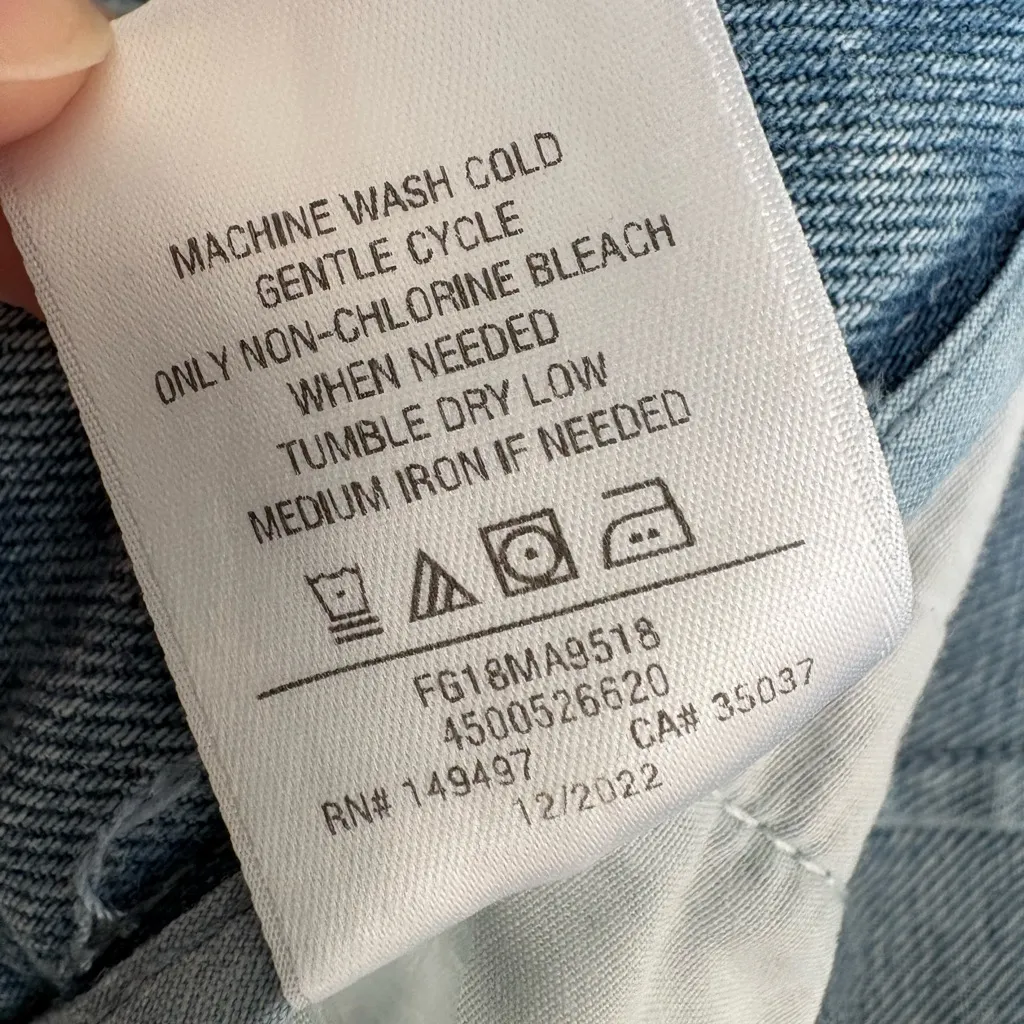 Favorite Daughter The Taylor Trouser Wide Leg Jeans Malta 24 light wash Blue - Image 6