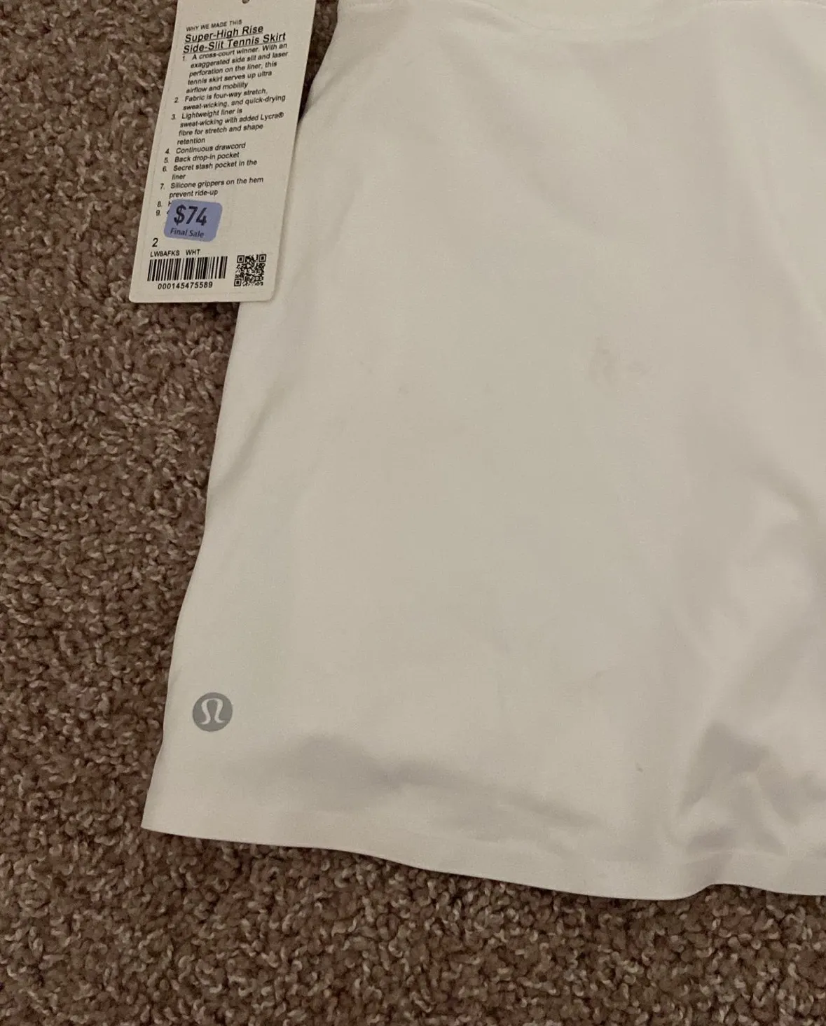 Lululemon super-high rise side-slit tennis skirt NWT SIZE 2 - Image 4