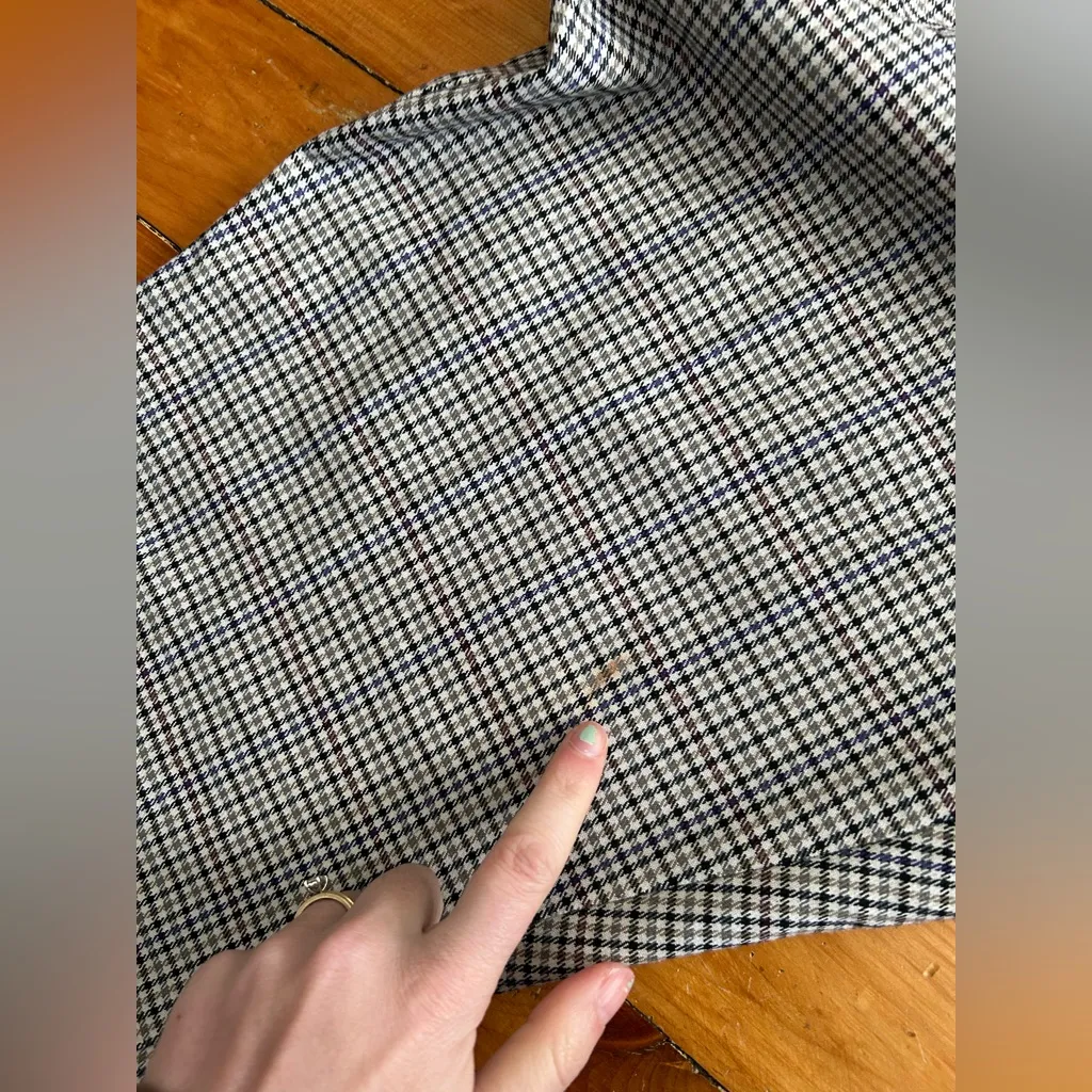 ☀️3/$25 Ann Taylor Women's Black and White Checkered Pants medium trousers - Image 5