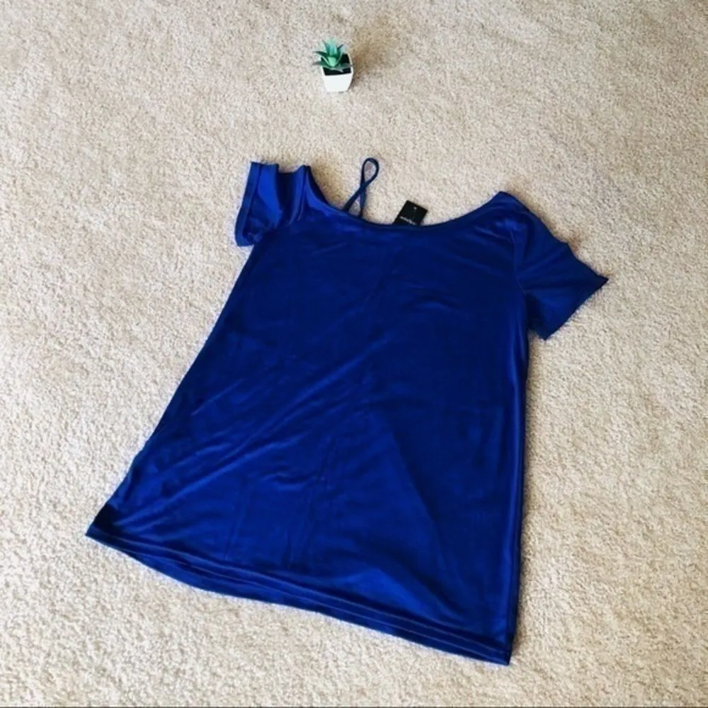 Women cold shoulder t - Image 3